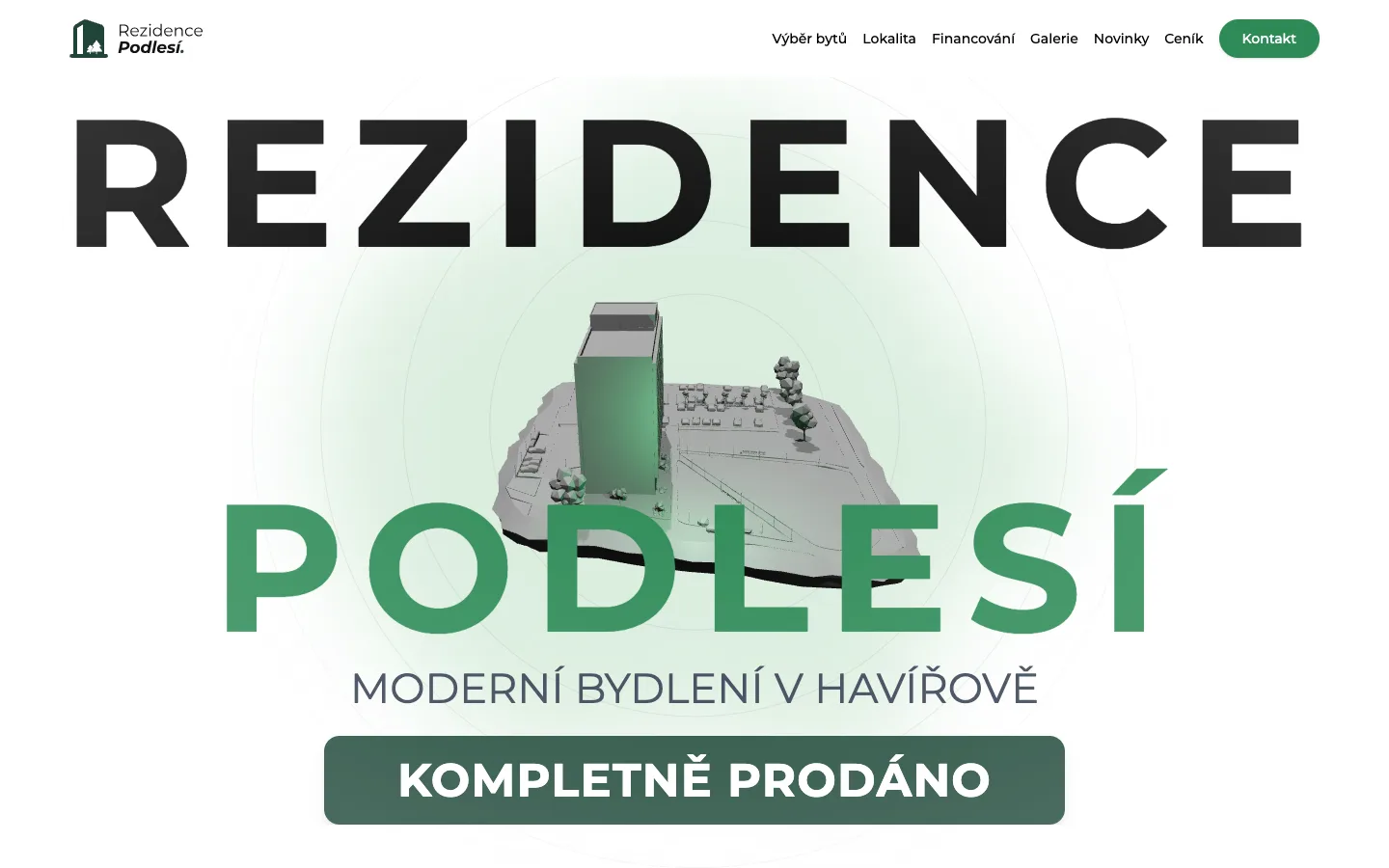 Rezidence Podlesí – Web developera